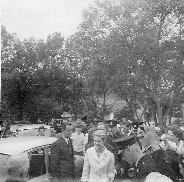 Princess Grace in Newport, 1961 in Newport